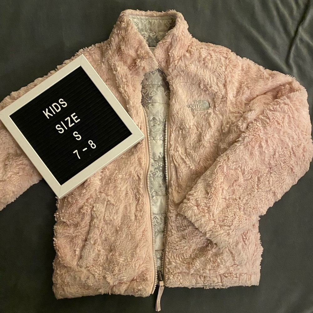 Girls North Face Reversible Jacket